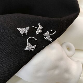 Silver Plated Clip on Earring - Earrings | Buy online on ZillyBuy