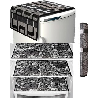 REVEXO Polyester Floral Pattern Fridge Covers - Home Improvement | Buy online on ZillyBuy