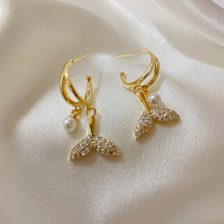 Fish Tail Earring Set - Earrings | Buy online on ZillyBuy