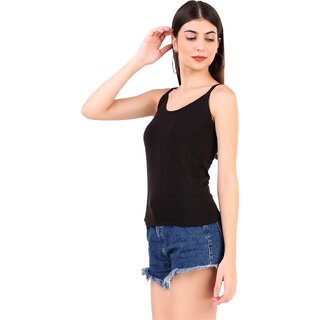 Elegant Kids Mrd Designer Hub Solid Black Cotton Camisole (Pack of 5) 2025 at ShopCircuit | ONDC