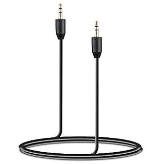 Zebronics Zeb-ASC100 Aux Cable with 3.5mm Cable(Black)_377clone.