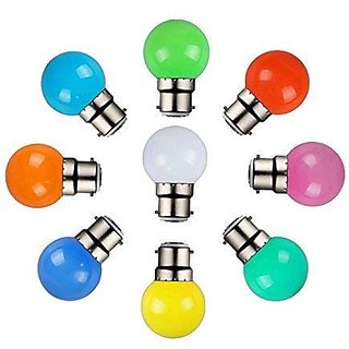 Mini 0.5-Watt LED Bulb (pack of 10) Multicolor