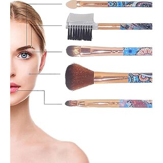 Makeup Brush Set 5 in 1 For Women and Girls