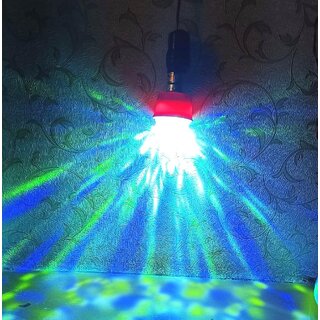 Mini Temple Special Light 3 Watt Multi LED Function Super Bright Bulb (Pack of 2, Multicolor)
