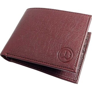 Fashlook Bi-fold Wallet Artificial Leather Brown Wallet with 11 Card Slots - Handbags | Buy online on ZillyBuy
