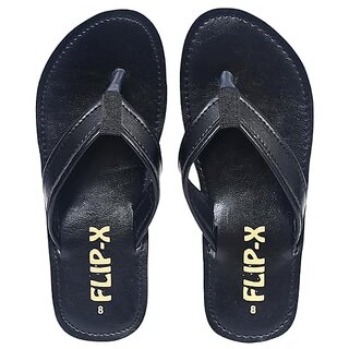 Top Men LEACO Men Slippers By Flip X - Leatherette Comfortable, Stylish, Durable, Non-Slip Slipp