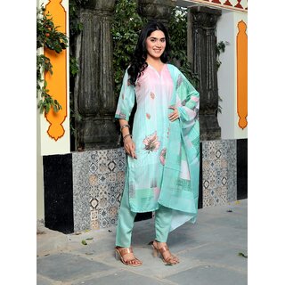 Sophisticated Women Lavesh Creations Kurti With Dupatta  Pent Set 2025 at ShopCircuit | ONDC