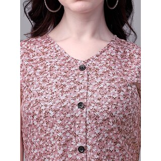 Stylish Women Parnavi Women A-Line Pink Dress 2025 at ShopCircuit | ONDC