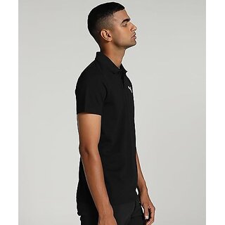 Affordable Men Manav Enterprises Men Printed V Neck Poly Cotton Black T-Shirt 2025 at ShopCircui