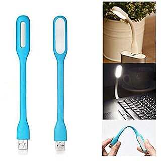 Combo Pack of 5 Piece Flexible Portable Bendable USB LED Lights for Your Laptop (Colour May Vary)