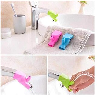 High Elastic Water Faucet Extending Tool Dual Purpose Silicone Gel Water Tap Extension Sink Washing Device (2 Pcs)