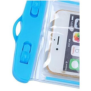 Universal Waterproof Case Phone Pouch for Swimming Hiking Biking Underwater Photography Rain Fits for All Mobiles (1) Multi