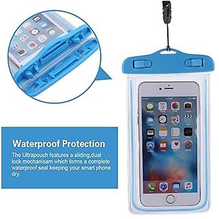 Universal Waterproof Case Phone Pouch for Swimming Hiking Biking Underwater Photography Rain Fits for All Mobiles (1) Multi