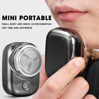 Mini Electric Razor Shavers For Men, Rechargeable Shaver Easy One-Button Use Suitable For Home,Car,Travel Christmas Gift