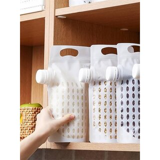 food storage grain bag multi purpose pour reusable bag food storage container pack of 5 pcs multicolor 