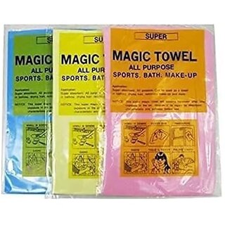 (Pack of 23) Microfiber Magic Drying Towel Reusable Water Absorbent Multipurpose Cleaning Cloth for Kitchen Glass Windows