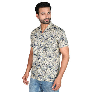 Ecostyle Kalamkari Short Sleeves Mnes Casual Shirt - Kurtas & Kurta Sets | Buy online on ZillyBuy