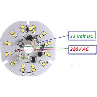 12 Watt AC DC DOB Rechargeable led Bulb repairing KIT (PACK OF 5)