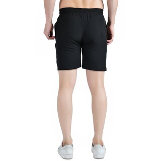Elegant Men Kwings Men's Running & Gym Shorts - Piping Design Lycra Blend with 2 Zipper Pockets 