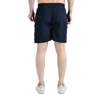 Luxurious Men Kwings Men's Running & Gym Shorts - Piping Design Lycra Blend with 2 Zipper Pocket