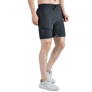 Top Men Kwings Men's Running & Gym Shorts - Piping Design Lycra Blend with 2 Zipper Pockets for 