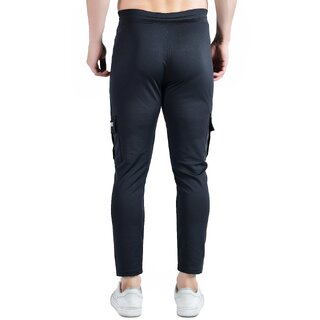 Premium Men Kwings Men's Cargo Track Pants - Comfortable  Stylish Joggers with Pockets for Gym, 