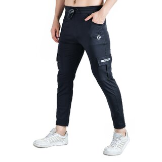 Premium Men Kwings Men's Cargo Track Pants - Comfortable  Stylish Joggers with Pockets for Gym, 