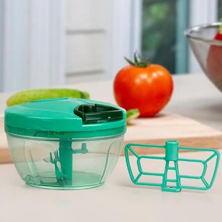 450 ml string chopper for kitchen manual chopper for vegetable onion garlic cutter 3 blades 1 plastic