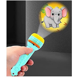 Vakra Mini Slide Projector Flashlight Torch Kids Projection Light Toy Slide Flashlight Lamp Education Learning Night Light Before Going to Bed (Multicolor) (Projector Torch | Random Slides) - Electricals | Buy online on ZillyBuy