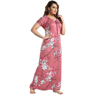 Best Women Brahmani Women Nighty (Pink) 2025 at ShopCircuit | ONDC