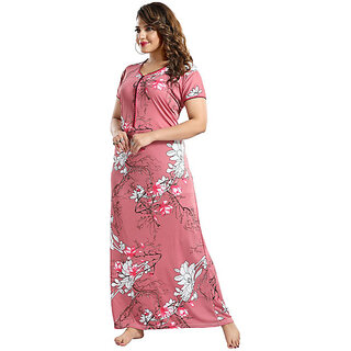 Best Women Brahmani Women Nighty (Pink) 2025 at ShopCircuit | ONDC