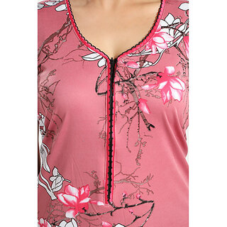 Best Women Brahmani Women Nighty (Pink) 2025 at ShopCircuit | ONDC