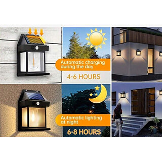 Solar Interaction Wall Lamp Outdoor Solar Light For Anywhere Solar Light Set(Wall Mounted Pack of 1)