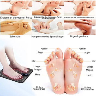 FOOT Massager Mat, with Cervical mini Massager Combo Set 002