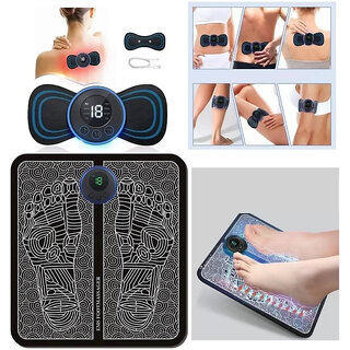 FOOT Massager Mat, with Cervical mini Massager Combo Set 002