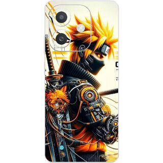 Yug Emporium Back Skin Wrap For Oppo A3x Premium Quality Full Coverage (Viral Theme) (Mobile Back Cover, Multicolor)