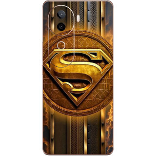 Yug Emporium Back Skin Wrap For iQOO Z9s 5G Premium Quality Full Coverage (Theme Superman) (Mobile Back Cover, Multicolor)