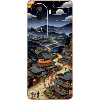 Yug Emporium Back Skin Wrap For iQOO Z9s 5G Premium Quality Full Coverage (Theme Natural ) (Mobile Back Cover, Multicolor)