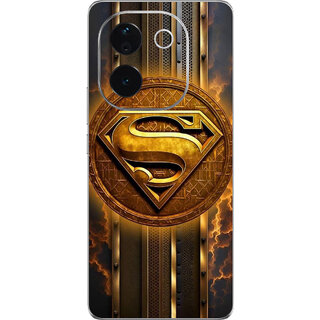 Yug Emporium Back Skin Wrap For IQOO Z9s Pro 5G Premium Quality Full Coverage (Superman) (Mobile Back Cover, Multicolor)