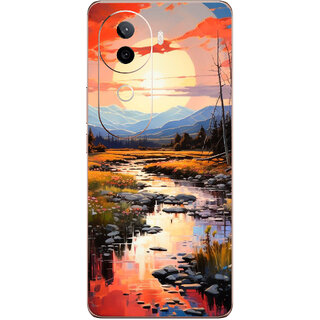 Yug Emporium Back Skin Wrap For iQOO Z9s 5G Premium Quality Full Coverage (Theme Happy ) (Mobile Back Cover, Multicolor)