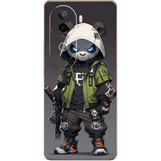 Yug Emporium Back Skin Wrap For iQOO Z9s 5G Premium Quality Full Coverage (Panda Army) (Mobile Back Cover, Multicolor)