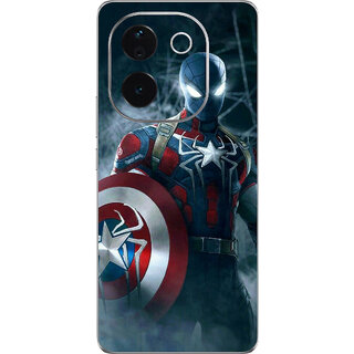 Yug Emporium Back Skin Wrap For IQOO Z9s Pro 5G Premium Quality Full Coverage (Spider Man) (Mobile Back Cover, Multicolor)