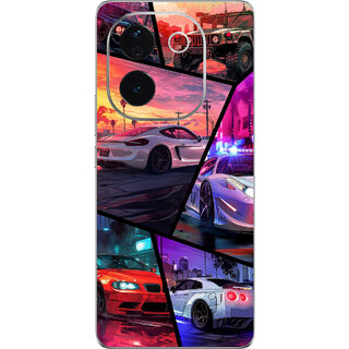 Yug Emporium Back Skin Wrap For IQOO Z9s Pro 5G Premium Quality Full Coverage (Sports Car) (Mobile Back Cover, Multicolor)