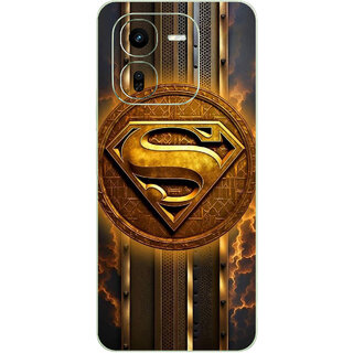 Yug Emporium Back Skin Wrap For iQOO Z9X 5G Premium Quality Full Coverage (Superman) (Back Cover Multicolor)