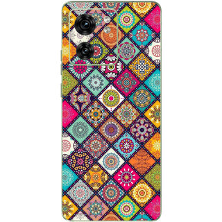 Yug Emporium Motorola Edge 40 Rangoli 9D (Back Cover, Multicolor)