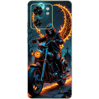 Yug Emporium Motorola Edge 40 Ghost Rider 9D (Back Cover, Multicolor)