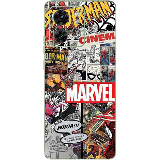 Yug Emporium Motorola Edge 40 Mix Marvel 9D (Back Cover, Multicolor)