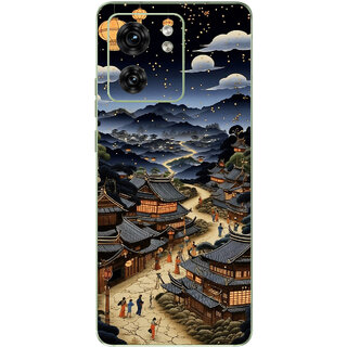 Yug Emporium Motorola Edge 40 China Town 9D (Back Cover, Multicolor)