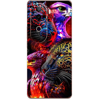 Yug Emporium iQOO Z9s 5G 3D Animal Art (Back Cover, Multicolor)