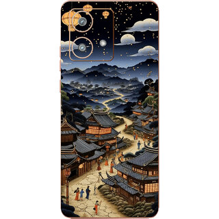 Yug Emporium Motorola Edge 40 Neo Motorola Edge 40 Neo China Town 9D (Back Cover, Multicolor)
